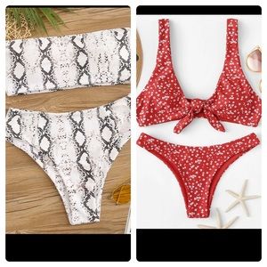 New shein bikinis size small never worn